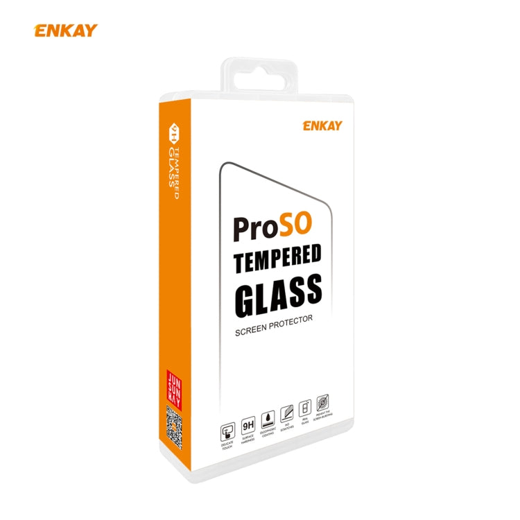 For iPhone 12 Pro Max 5pcs ENKAY Hat-Prince 0.26mm 9H 6D Privacy Anti-spy Full Screen Tempered Glass Film 6.7 by ENKAY