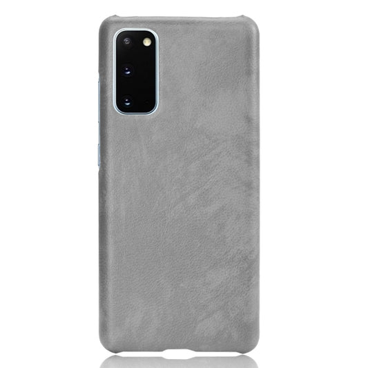 For Samsung Galaxy S20 FE Shockproof Litchi Texture PC + PU Case(Gray) by NILLKIN
