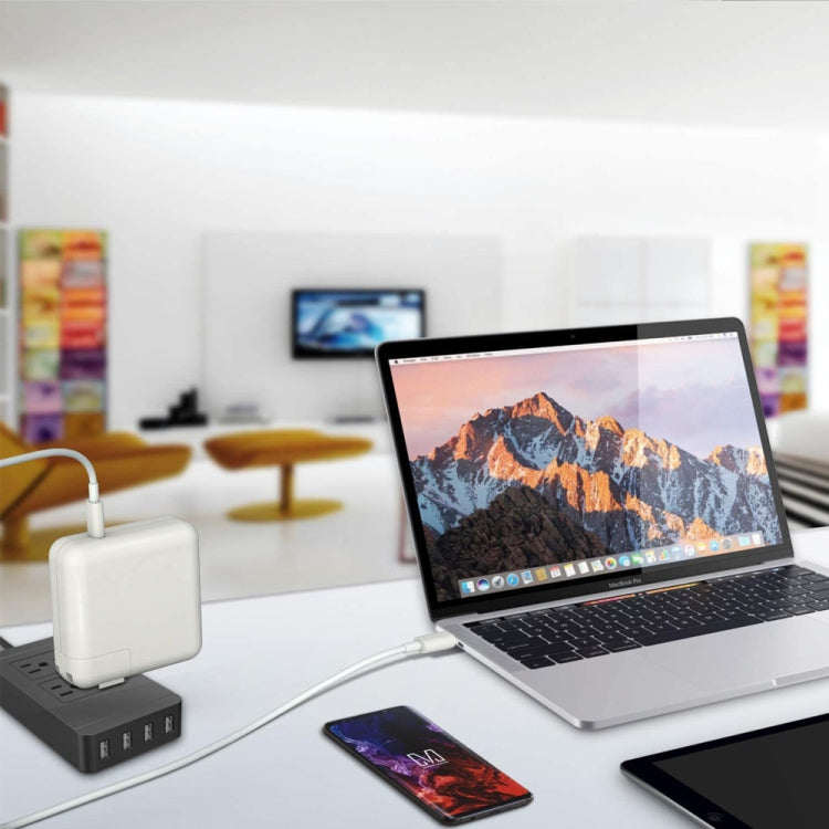 PD3.0 30W USB-C / Type-C Interface Universal Travel Charger with Detachable Foot, EU Plug by buy2fix