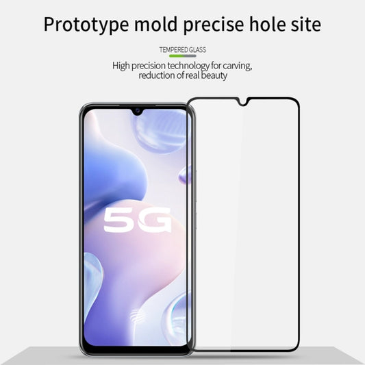 For vivo S7e PINWUYO 9H 2.5D Full Screen Tempered Glass Film(Black) by PINWUYO