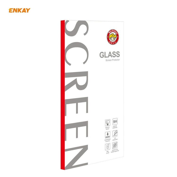 For Nokia 3.4 2 PCS ENKAY Hat-Prince Full Glue 0.26mm 9H 2.5D Tempered Glass Full Coverage Film by ENKAY