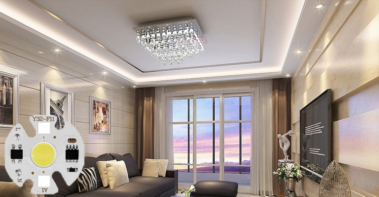 5 PCS COB LED Light Chip AC 220V LED Bulb Light Intelligent IC Driver Bulb Light DIY Spotlight Downlight Chip Outdoor Flood Light(10W(Cold White)) by buy2fix