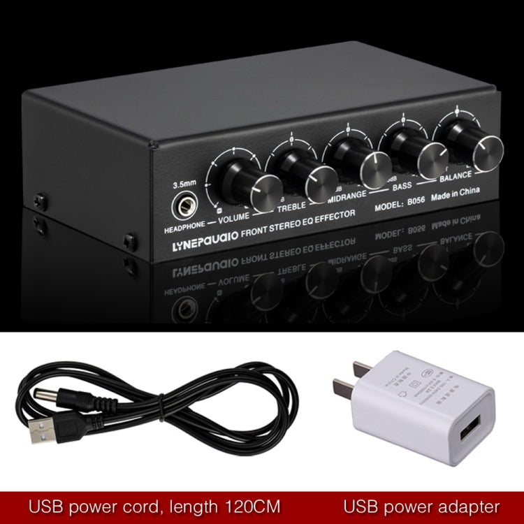3-Channel Mixer Front Stereo Amplifier High / Mid / Bass Adjuster, USB 5V Power Supply, US Plug by buy2fix