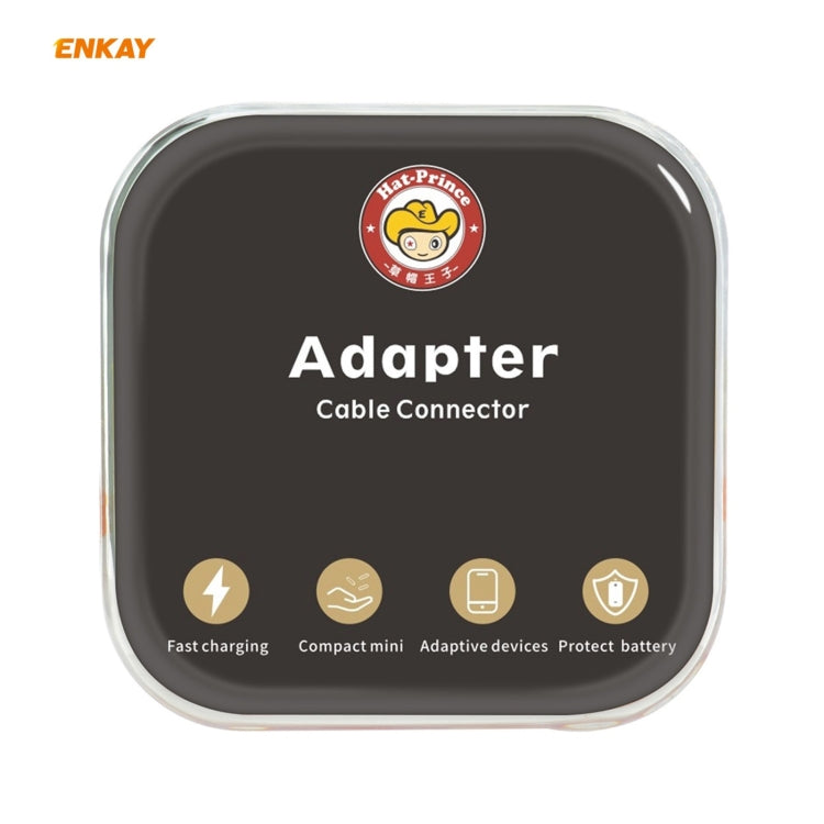 ENKAY ENK-AT105 USB Male to USB-C / Type-C Female Aluminium Alloy Adapter Converter, Support Quick Charging & Data Transmission(Red) by ENKAY