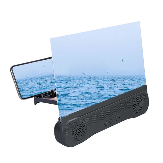 K9 Anti-Ultraviolet Bluetooth Speaker 14 Inch HD Mobile Phone Screen Amplifier Holder Emergency Power Supply by buy2fix