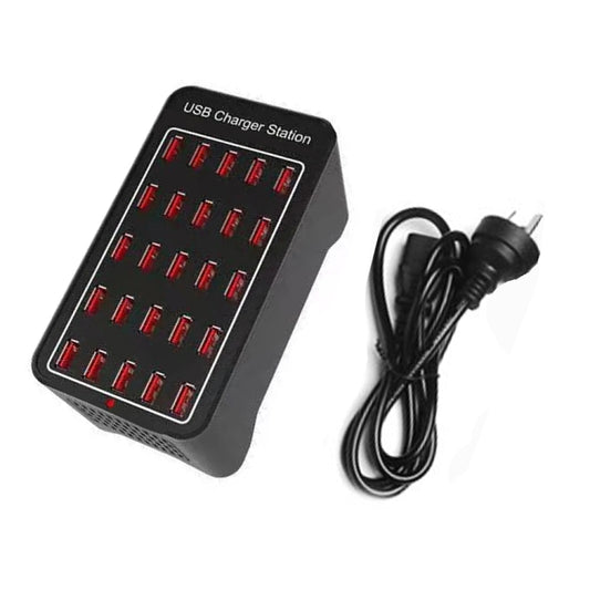150W 25 USB Ports Fast Charger Station Smart Charger, AC 110-240V, Plug Size:AU Plug by buy2fix