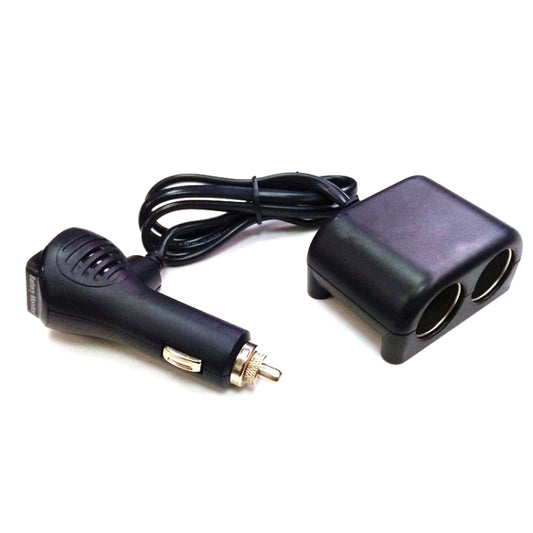 Cigarette Lighter Adapter 2 Socket Cigarette Lighter Splitter with LED Voltage Display USB Car Charger Adapter by buy2fix