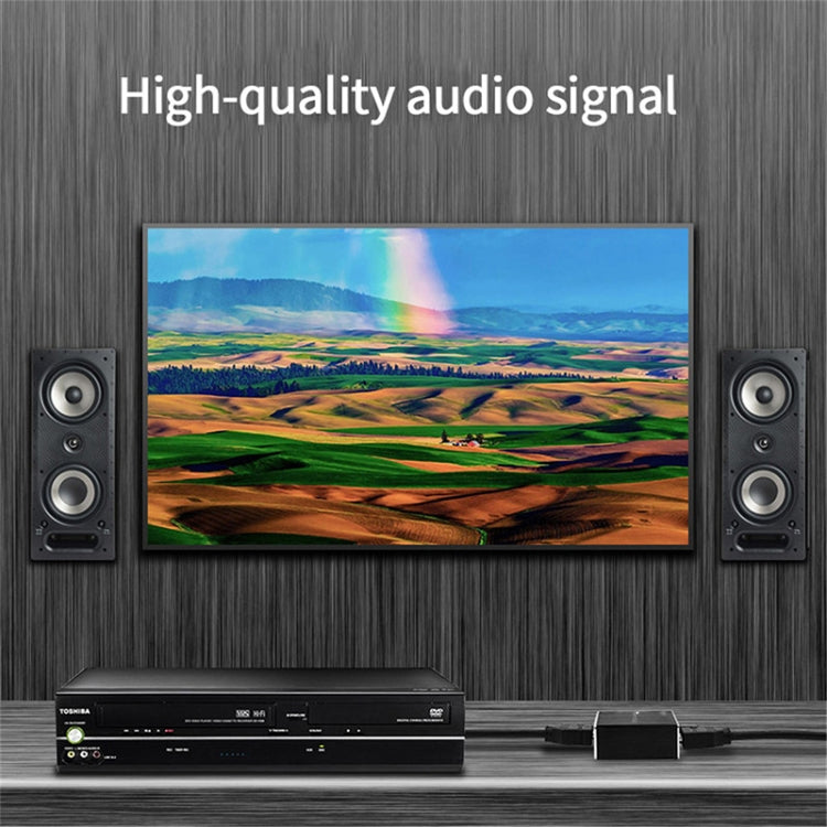 AY78V20 4K 60Hz HDMI 2.0 Audio Splitter 5.1 ARC HD-MI Audio Extractor HDCP 2.2 HDR10 Audio Converter 4K HD-MI Optical TOSLINK SPDIF by buy2fix
