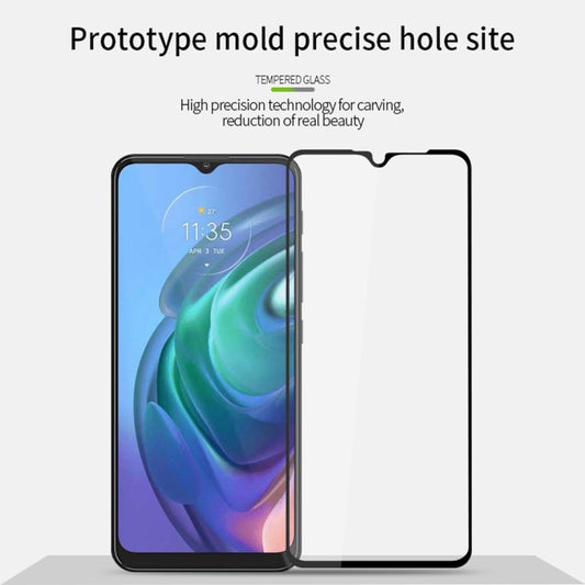 For Motorola Moto G10 / G30 PINWUYO 9H 2.5D Full Screen Tempered Glass Film(Black) by PINWUYO