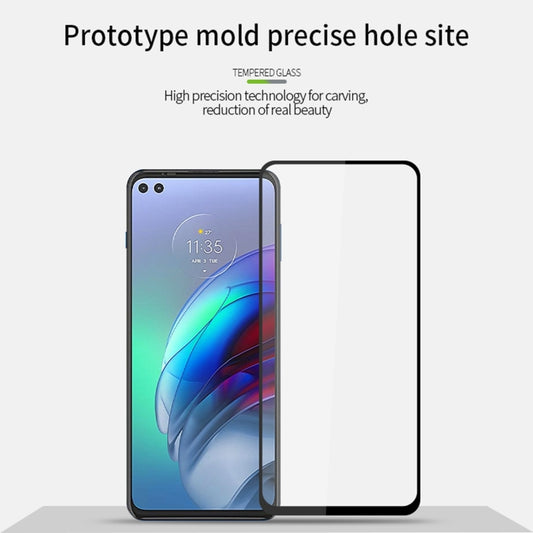 For Motorola Moto G100 / G 5G Plus PINWUYO 9H 2.5D Full Screen Tempered Glass Film(Black) by PINWUYO