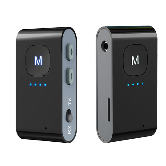 BR02 Bluetooth 5.0 Receive and transmit 2-in-1 PC TV Bluetooth audio adapter with battery display by buy2fix