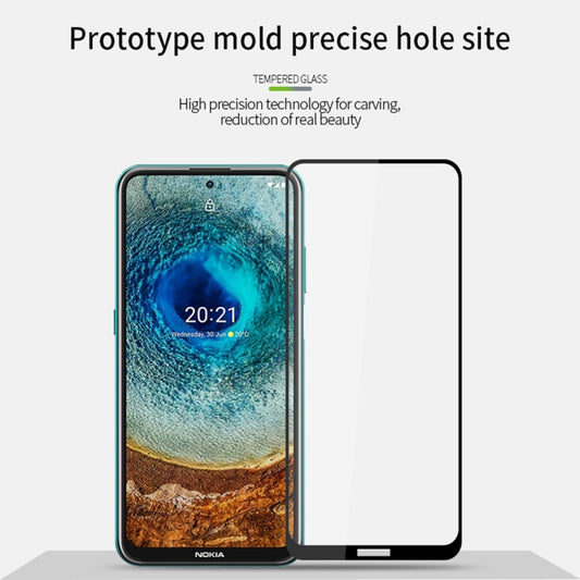 For Nokia X10 / X20 PINWUYO 9H 2.5D Full Screen Tempered Glass Film(Black) by PINWUYO