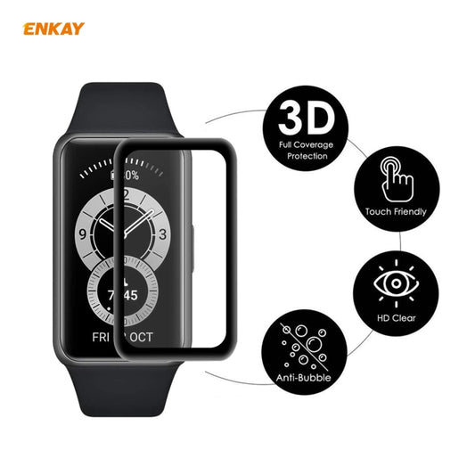 For Huawei Band 6 / Honor Band 6 2 PCS ENKAY Hat-Prince 3D Full Screen Soft PC Edge + PMMA HD Screen Protector Film by ENKAY