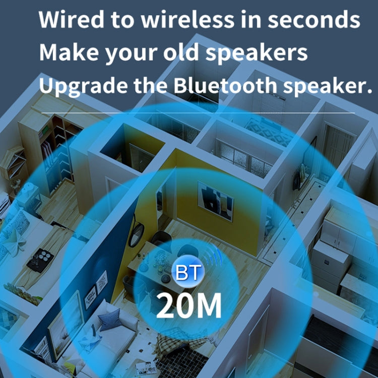 D18 Bluetooth Digital Audio Receiver with 3.5mm Jack to Analog Converter USB Player Adapter by buy2fix