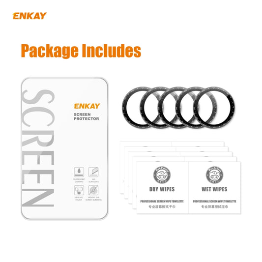 5 PCS For Huawei WATCH 3 Pro 48mm ENKAY Hat-Prince 3D Full Coverage Soft PC Edge + PMMA HD Screen Protector Film by ENKAY