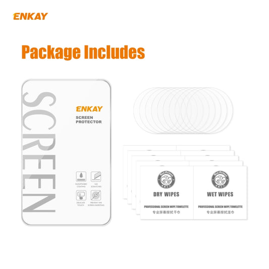 10 PCS For Huawei WATCH 3 Pro 48mm ENKAY Hat-Prince 0.2mm 9H 2.15D Curved Edge Tempered Glass Screen Protector Watch Film by ENKAY
