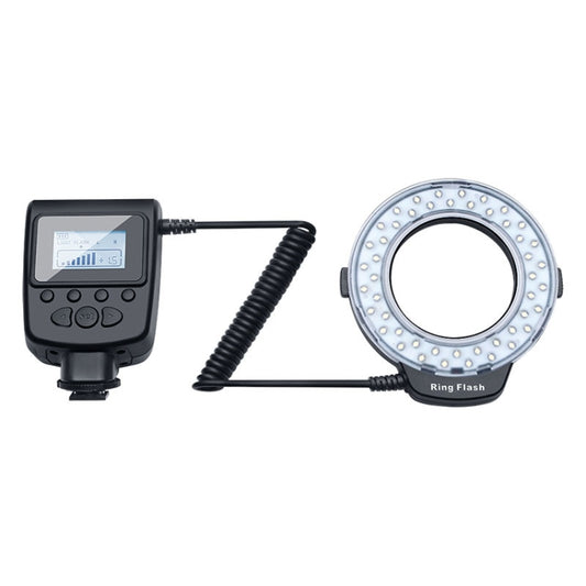 HD-130 Macro LED Ring Flash Light with 8 Different Sizes Adapter Ring (40.5 / 52 / 55 / 58 / 62 / 67 / 72 / 77mm) & 3 x Color Diffuser by buy2fix