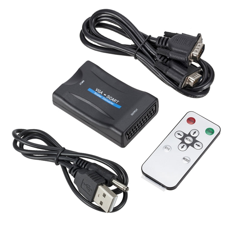 1080P VGA to SCART Audio Video Converter Adapter by buy2fix