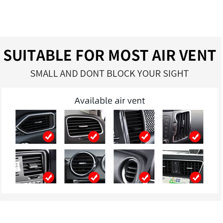 W-987 Magnetic Suction 15W Wireless Charger Car Air Outlet Bracket for iPhone and other Smart Phones(White) by buy2fix