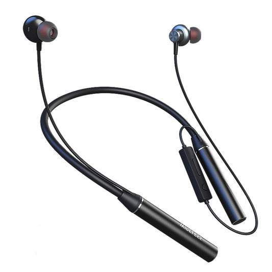 GYM530 Magnetic Neck-mounted Noise Cancelling Sports Earphones In-ear Stereo Support Handsfree / TF Card(Black) by buy2fix
