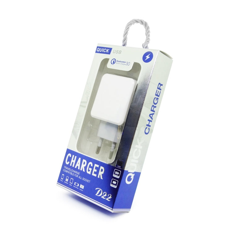 CS-20W Mini Portable PD3.0 + QC3.0 Dual Ports Fast Charger(EU Plug) by buy2fix