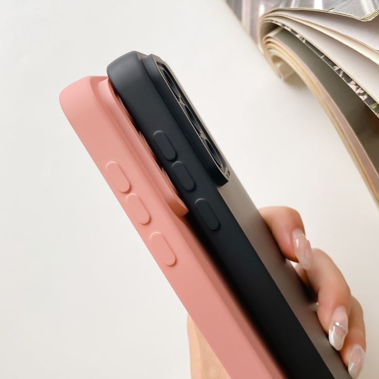 For Huawei Nova 7 5G Straight Side Liquid Silicone Phone Case(Pink) by buy2fix