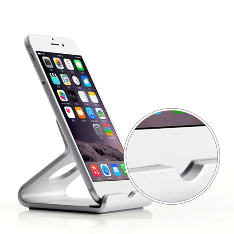 AP-4D Portable Aluminum Alloy Mobile Phone Stand Desk Tablet Stand Home Office Shelf by buy2fix