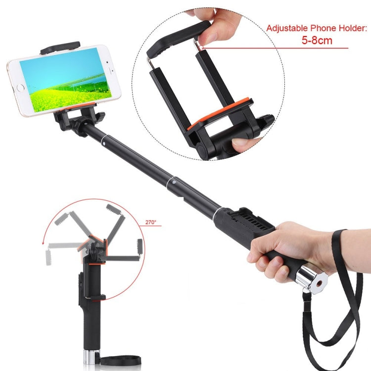 YT-888 Rotating Selfie Stick with Bluetooth for Smartphone by buy2fix