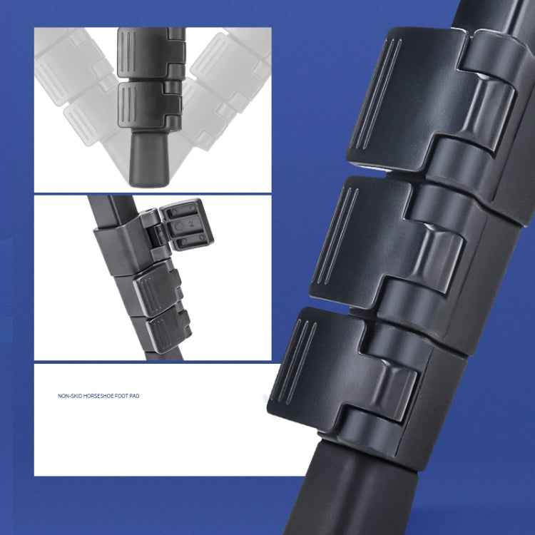 YUNTENG VCT-618N 1.8m Aluminum Tripod Mount by YUNTENG