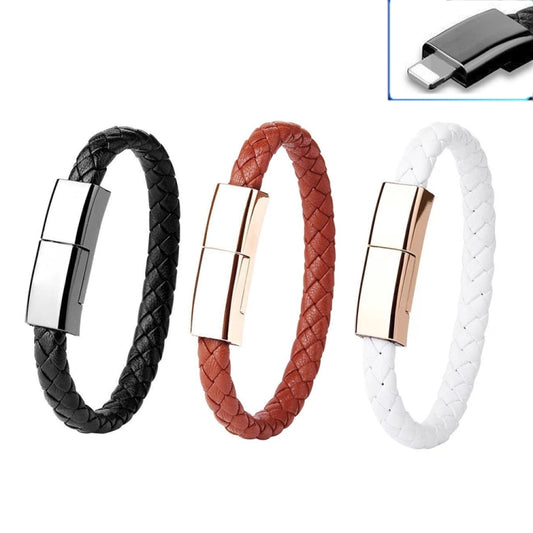 XJ-73 20cm USB to 8 Pin Bracelet Charging Data Cable(White) by buy2fix