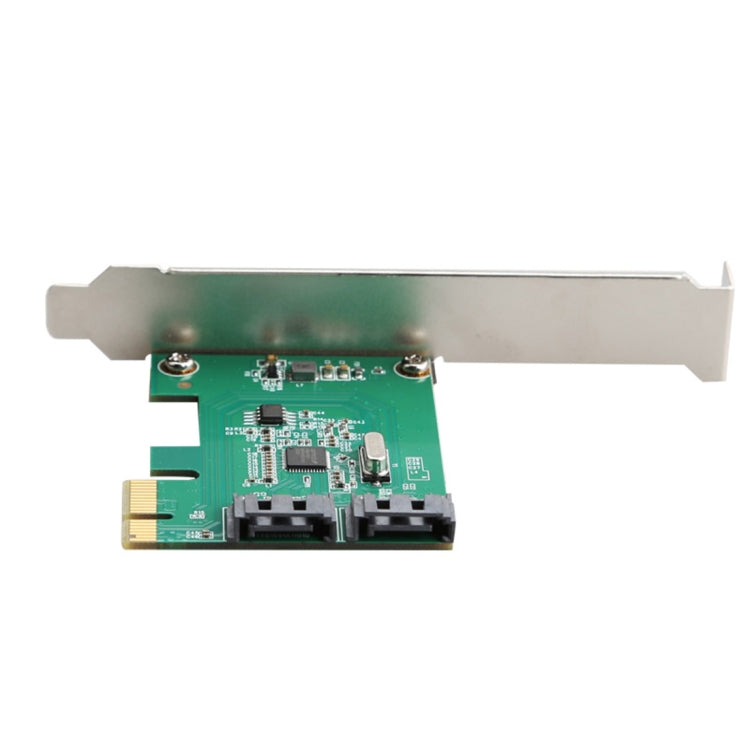 ASM1061 Pci-e2.0 X1 to 2-port SATA 3.0 Adapter Card by buy2fix