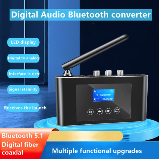 T38 2 in 1 Bluetooth 5.1 Receiver & Transmitter Optical Digital Audio Converter by buy2fix