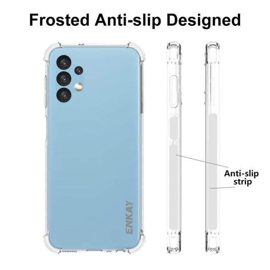 For Samsung Galaxy A13 4G ENKAY Transparent TPU Shockproof Case by ENKAY