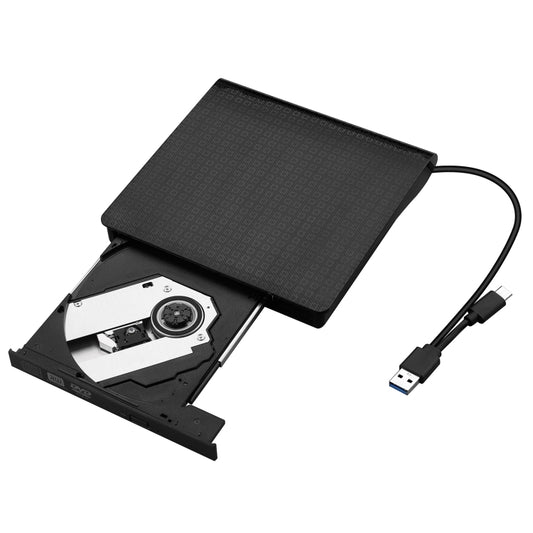 USB 3.0 Type-C Slim Optical Drive Burner External DVD ROM RW CD Writer for Desktop Laptop PC by buy2fix