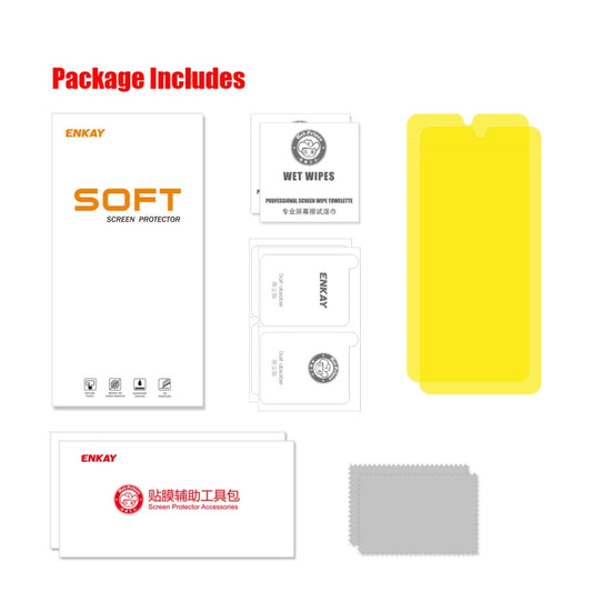 For Samsung Galaxy S22 Ultra 5G 2pcs ENKAY Explosion-proof Soft Hydrogel Full Film by ENKAY
