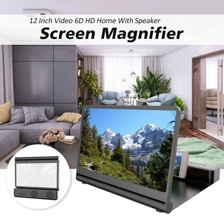 F12 12 inch Screen Magnifier Mobile Phone Desk Stand by buy2fix