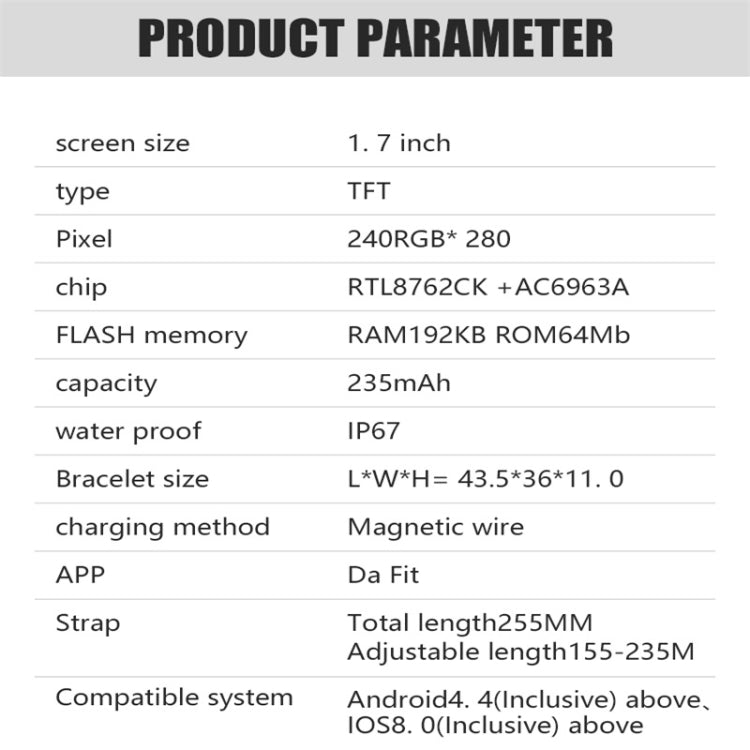 Y22 1.7inch IP67 Color Screen Smart Watch(Rose Gold) by buy2fix