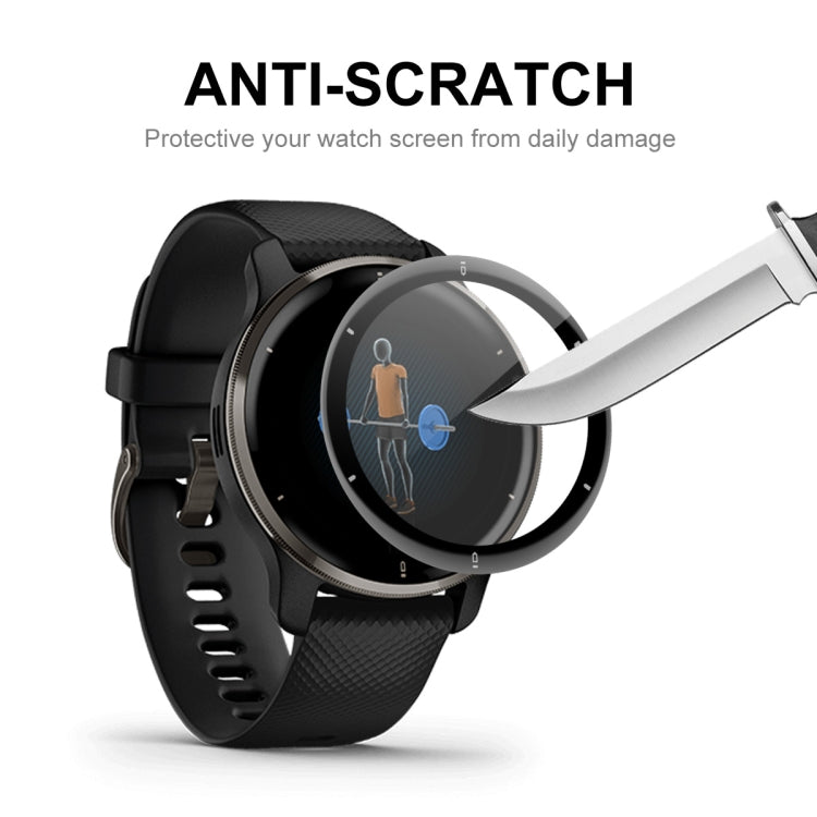 10 PCS For Garmin Venu 2 Plus ENKAY Hat-Prince 3D Full Coverage Soft PC Edge + PMMA HD Protector Film by ENKAY