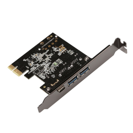 USB 3.1 Type-C PCIe to Type-C and Type A 3.0 Expansion Card USB PCI Express Riser Card by buy2fix