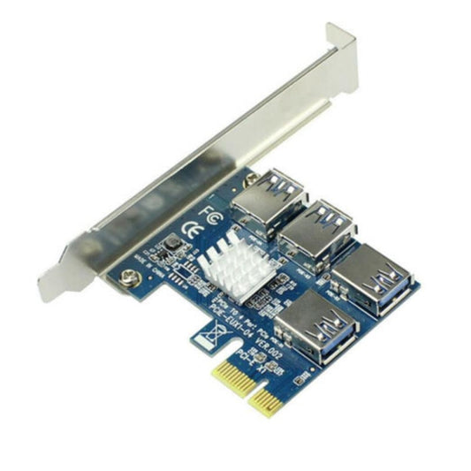 PCI-e 4 Ports USB 3.0 Expansion Card by buy2fix