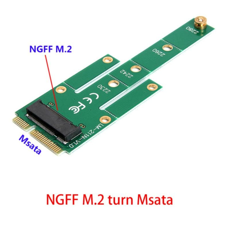6.0Gb/s M.2 NGFF to MSATA Card Converter by buy2fix