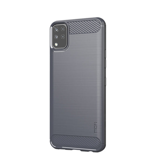 For LG K42 MOFI Gentleness Brushed Carbon Fiber Soft TPU Case(Gray) by MOFI