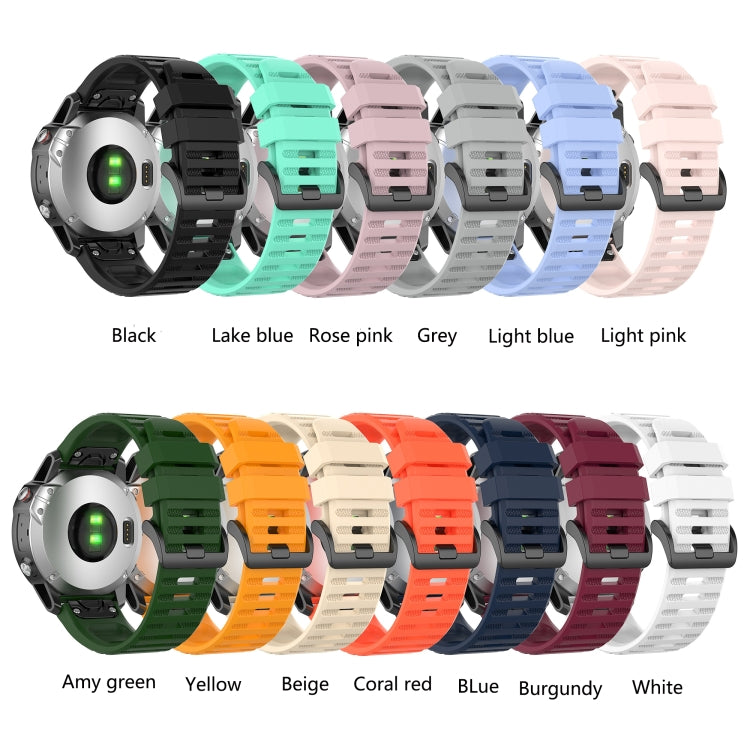 For Garmin Forerunner 945 Silicone Watch Band(Gray) by buy2fix