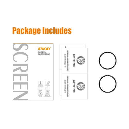 2 PCS ENKAY 3D Full Coverage Soft PC Edge + PMMA HD Screen Protector Film For Garmin Epix by ENKAY