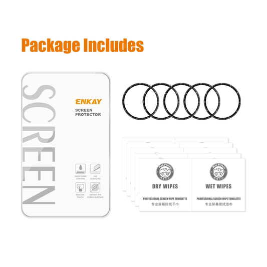 5 PCS ENKAY 3D Full Coverage Soft PC Edge + PMMA HD Screen Protector Film For Garmin Epix by ENKAY