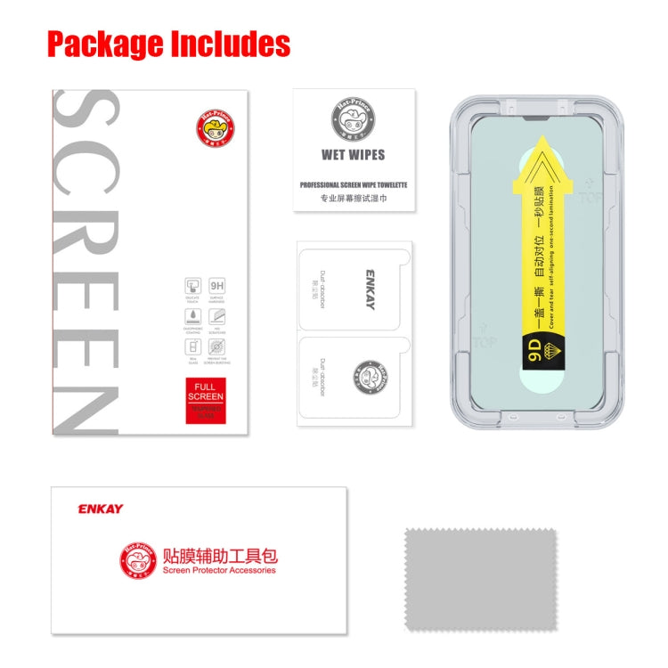 For iPhone 13 / 13 Pro ENKAY Quick Stick Eye-protection Tempered Glass Film by ENKAY
