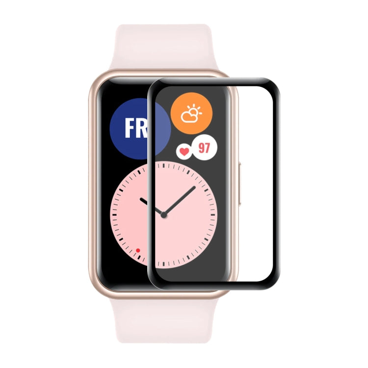 1 PC ENKAY 3D Full Coverage Soft PC Edge + PMMA HD Screen Protector Film For Huawei Watch Fit mini - Screen Protector by ENKAY | Online Shopping UK | buy2fix