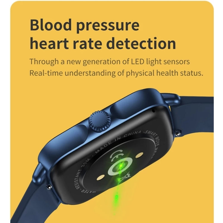 AW18 1.69inch Color Screen Smart Watch, Support Bluetooth Call / Heart Rate Monitoring(White) by buy2fix