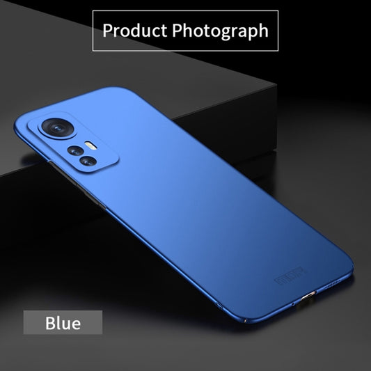 For Xiaomi 12 / 12X MOFI Frosted PC Ultra-thin Hard Phone Case(Blue) by MOFI