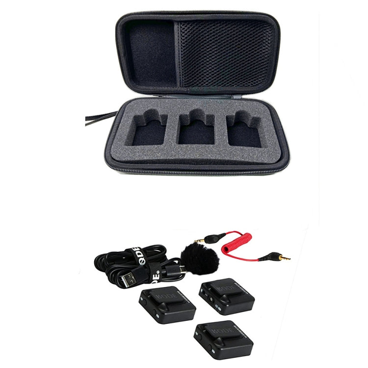 For Rode Wireless GO II Digital Wireless Microphone Storage Box by buy2fix